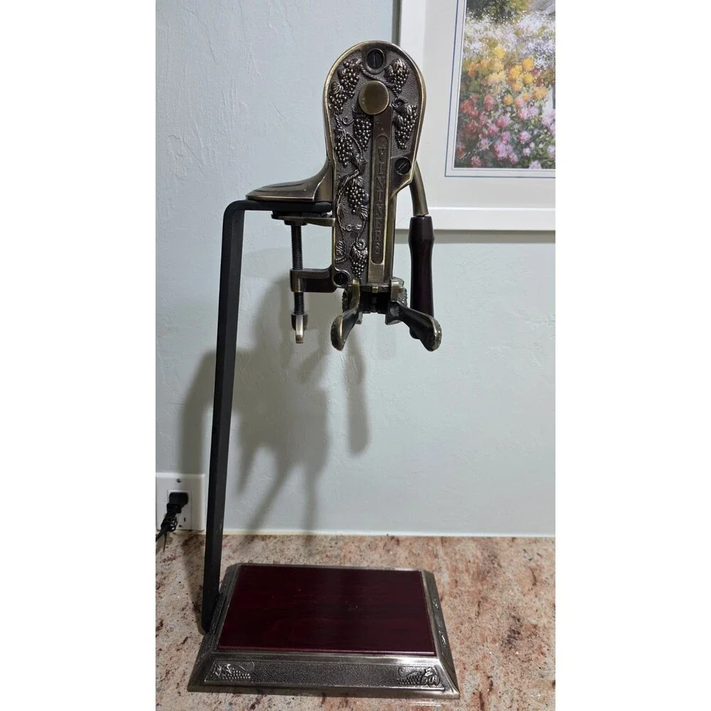 Vintners Reserve Grand Vintners Cork Puller Tabletop Bartop Wine Bottle Opener